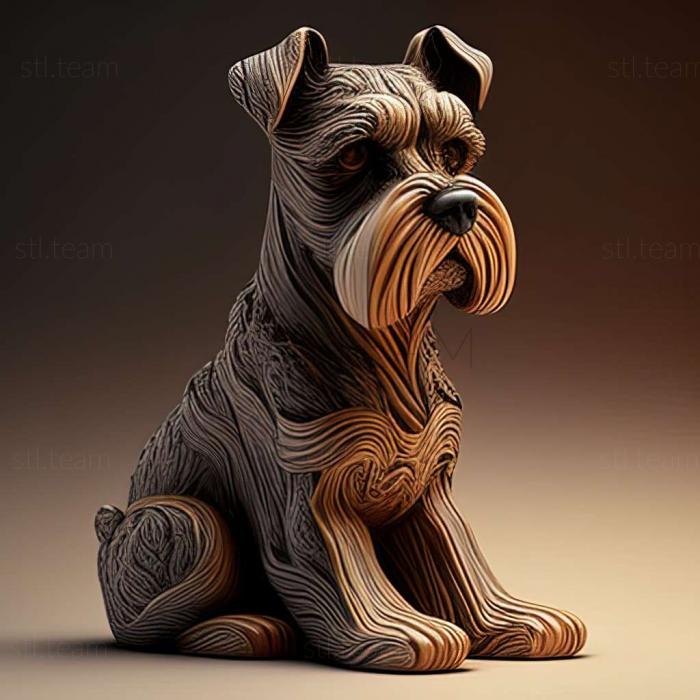 Zwergschnauzer dog